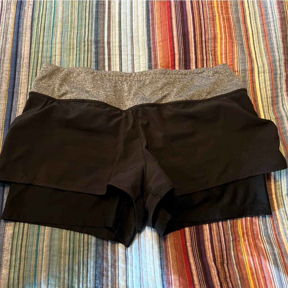 Black athletic shorts